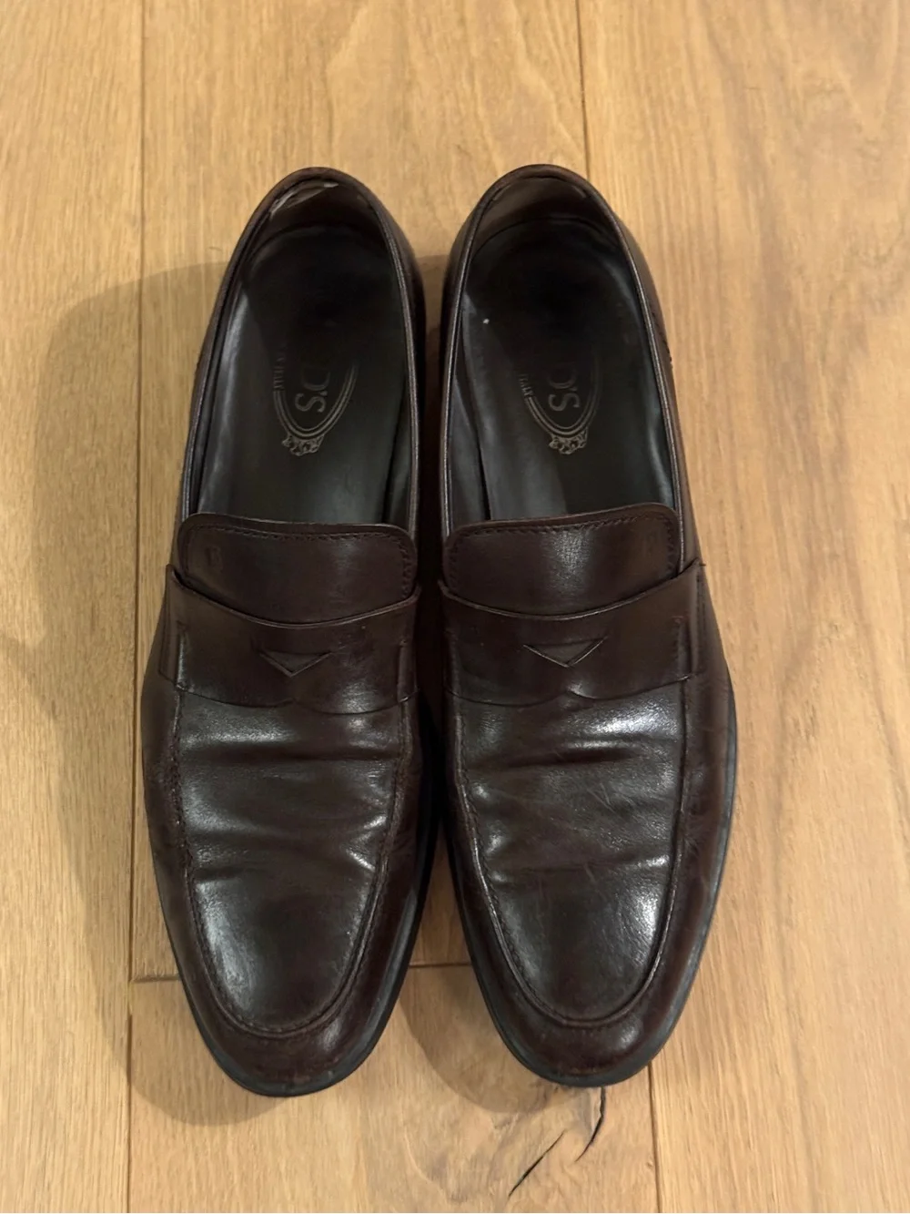 Men's Tod’s Penny Loafers in Dark Brown